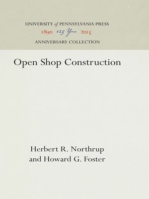 cover image of Open Shop Construction